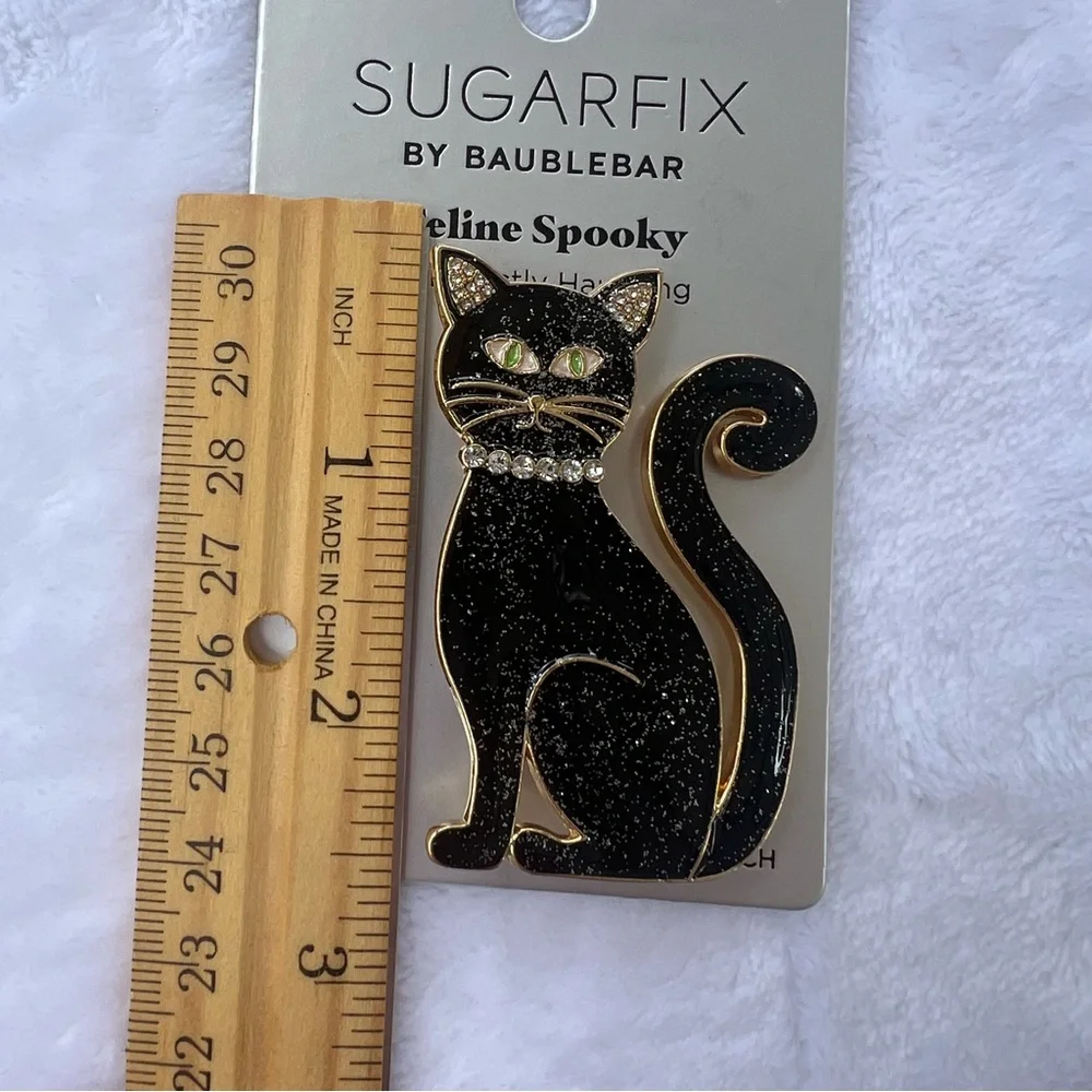 Sugarfix by Baublebar Halloween, Feline Spooky, Purr-fectly Haunting‎ Pin Brooch